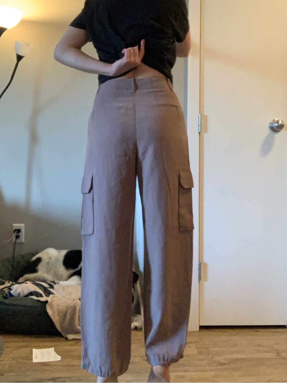 Dynamite Super Soft Brown Cargo Trouser - Picture 2 of 9